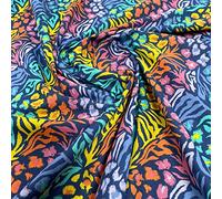 Polycotton Fabric Material Wild Animal Prints Sold Per Metre 114cm Wide - ONE METRE