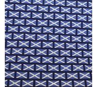 Polycotton Fabric Scotland Flags Saltire Scottish Sold Per Metre