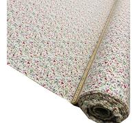 Polycotton Fabric Small Ditsy Vintage Floral Patterns Sold by The Metre 114cm Wide Ditsy Ivory 1 METRE