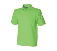 Polycotton Heavy Polo Shirt Henbury Lime XL