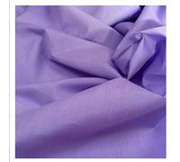 Polycotton Lilac Fabric Material Plain Colour By The Metre 115cm wide (45")