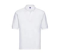 Polycotton polo shirt Russell Athletic Classic Blanc 2XL