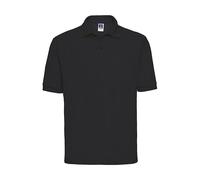 Polycotton polo shirt Russell Athletic Classic Noir 6XL