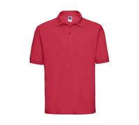 Polycotton polo shirt Russell Athletic Classic Rouge 4XL