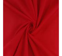 Polycotton Red Fabric Material Plain Colour By The Metre 115cm wide (45) by Nova Dress Polycotton Fabric