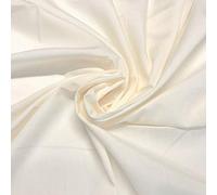 Polycotton Sheeting Fabric by The Meter Extra Wide 244cm 96 Inch Wide (Cream)