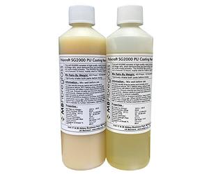 Polycraft SG2000 Paintable Fast Cast Polyurethane Liquid Plastic Casting Resin, Quick-Setting, Paintable for Crafting, Modeling, Prototyping, Easy-to-use Resin for Creative Projects - 1kg Kit