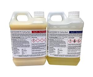 Polycraft SG2000 Paintable Fast Cast Polyurethane Liquid Plastic Casting Resin, Quick-Setting, Paintable for Crafting, Modeling, Prototyping, Easy-to-use Resin for Creative Projects - 4 kg Kit