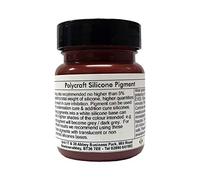 Polycraft Silicone Pigment - Red Iron Oxide - 25g (Compatible with RTV Silicone Mould Making Rubber)
