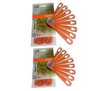PolyCut 2-2 Plastic Blades for FSA 45 Strimmer 2 Packs (16 Pieces)