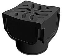 POLYDRAIN Shallow Flow Storm Drain Channel Drainage QUADBOX Corner Bend X 1 To fit SCD1000 RANGE