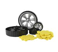 Polydron 70-7410 Giant Add-On Wheels Set