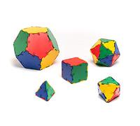 Polydron Platonic Solids Educational Construction Set Suitable for Children 4+ Years Old