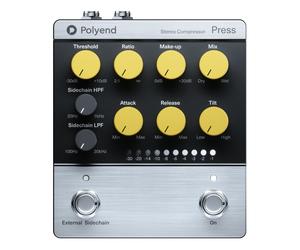Polyend Press Analogue Stereo Compressor Pedal
