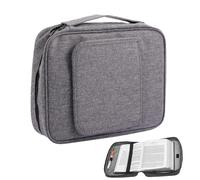 Polyester 28x22x6cm - Waterproof Bible Tote Bag | Bible Carrying Case with Phone Pocket, Book Stand, and Pockets | Storage Bag for Church, Study, Travel,