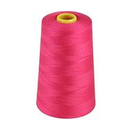 Polyester All Purpose Polyester Sewing Thread 40S/2, 4 x 5000 Meters (5468 Yard) Cones (Cerise Pink) 4 Large Cones for Sewing, Quilting, Piecing, Stitch, Serger and Overlock