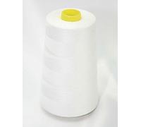 Polyester All Purpose Polyester Sewing Thread 40S/2-4 x 5000 Meters (5468 Yard) Cones - (Off White) 4 Large Cones for Sewing, Quilting, Piecing, Stitch, Serger and Overlock