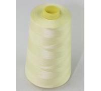 OVERLOCKING Thread - Polyester - Sewing Thread - 4 x 5000 Meters (5468 Yard) Cones - (Pale Lemon)