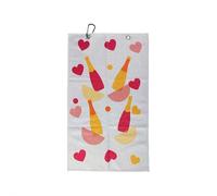 Polyester and Cotton Printed Golf Towel, Funny Golf Accessories for Men Women, Golf-Gifts for GolfFan Dad Grandpa, Golfs Lover Retirement Birthday Gifts (White)