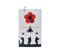 Polyester and Cotton Printed Golf Towel, Funny Golf Accessories for Men Women, Golf-Gifts for GolfFan Dad Grandpa, Golfs Lover Retirement Birthday Gifts (White2)