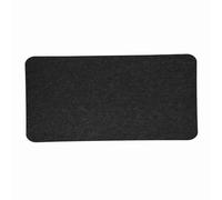 Polyester Anti-Static Mouse Mat with Shock Absorption for Office Desk Laptop, PC Pad for Computer Users (Dark Gray)