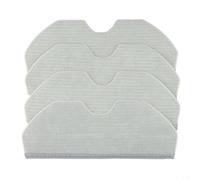 Polyester-Based Washable Mop Cloth Fit For Narwal For Freo X Plus and For K1 Robot Vacuum Models for Routine Floor Cleaning (4 PACK)