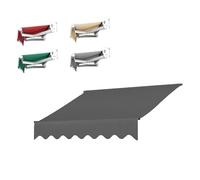 Polyester Canopy Cover for Retractable Awnings 3.6x 3x2.4m 2.4x1.5m 2.9x1.5m - Perfect for Balconies Shade Market Stalls Weather Protection