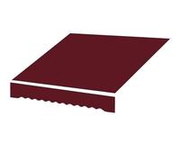 Polyester Canopy Replacement Fabric UV Protection Sunshade Cloth for Balcony & Terrace A03 5.5x1.5m Outdoor Awning Cover & Curtain& Weather-Resistant