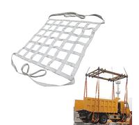 Polyester Cargo Lifting Nets - Tear-resistant Lifting Net Straps, Flat Polyester Sling Netting, Hanging Nets For Ship Loading And Unloading Docks, Material Handling Belts, White (size_name