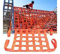 Polyester Cargo Sling Net, Cargo Lifting Net Heavy Objects, Safety Lifting Net Straps, Flat Nylon Sling Hoisting Net, Strong Load Bearing Bag(1.5 X 1.5M/Mesh 10cm/Load 300kg)