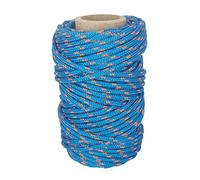 Polyester Cord 3mm * 25m. Craft rope, Versatile Paracord Made in Spain, for Outdoor, Garden and DIY. Blue with Orange