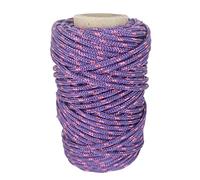 Polyester Cord 3mm * 25m. Craft rope, Versatile Paracord Made in Spain, for Outdoor, Garden and DIY. Violet with Pink