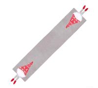 Polyester Cotton Table for runner 212cm Red Grey Holiday Polyester(Grey)