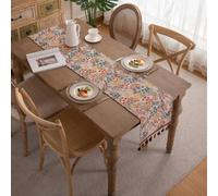 Polyester Cotton Table for runner 33x180cm Fringed Edge Polyester(33 * 220)