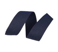 Polyester Cotton Webbing Strap 25mm Width Multicolor 5-20 Yard for Bag Straps Handles(Dark Blue,20 Yard)