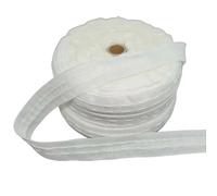 Polyester Curtain Heading Header Tape, Pencil Pleat Various Widths and Lengths Available (25mm Width-5 Metre Length)
