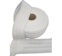 Polyester Curtain Heading Header Tape, Pencil Pleat Various Widths and Lengths Available (75mm Width- 3 Metre Length)