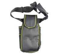Polyester Electrician Tool Belt with Adjustable Waist Strap for Gardening and Maintenance Tasks, Multiple Pockets for Convenient Tool Access and Organization (Yellow)