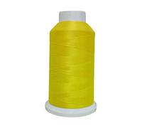 Polyester Embroidery Machine Thread, Glow in The Dark Thread for Sewing Embroidery Machines (Yellow)