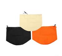 Polyester Engine Cover Bag for Saw Trimmer Eater Pole Storage Drawstring Closure 440x325mm Orange White Black Fits Most Engines(white)