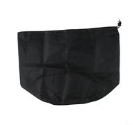 Polyester Engine Dust Bag for Chainsaw Trimmer, Weatherproof Drawstring Cover for Lawn Mower Parts, Orange Storage Pouch 17.3x12.8 Inch(black)
