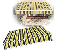 Polyester Fabric for Retractable Awning Cover UV Protection Shade Canopy Outdoor Garden Veranda Awning Material (3.5x1.5m / 11.5x4.9ft)