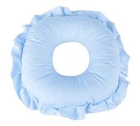 Polyester Face Relax Pillow SPA Salon Massage Hollowed Pillow Nap Rest Cushion Blue White Pink for Office Desk Students Workers (Blue)