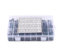 Polyester Film Capacitor Assortment Kit 660pcs 24 Values 100V | 0.22nF to 470nF Paper Dielectric for Bypass Circuits | Electronics Repair/DIY Projects/Hobbyist Use