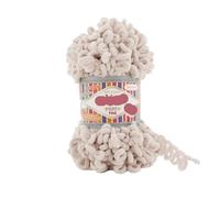 Polyester Finger Loop Yarn, Fine Yarn 100g No Needles No Hook Finger Crochet Easy Knitting Plush Soft Blanket Bulky Loop Finger Knitting Yarn(Color 20)