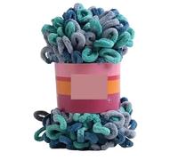 Polyester Finger Loop Yarn - Handcrafted Thick Wool for DIY Knitting Crochet, Perfect for Crafting Blankets and Knitted Art(MX23)