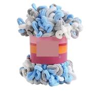 Polyester Finger Loop Yarn - Handcrafted Thick Wool for DIY Knitting Crochet, Perfect for Crafting Blankets and Knitted Art(Color-17)