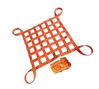 Polyester Hoisting Net, Nylon Lifting Cargo Orange Sizes 1x1M To 4x4M Load 300KG To 3.5T(2 X 2M/Mesh/15cm/Load 2.5t)