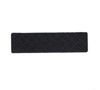 Polyester Indoor Stair Mats 15pc No Tape Needed(diamond BLACK) | Anti-slip texture, secure for seniors and pets, no tape required, fits standard steps, prevents falls