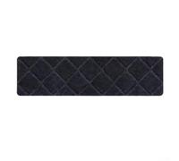 Polyester Indoor Stair Mats 15pc No Tape Needed(ZS BLACK) | Anti-slip texture, secure for seniors and pets, no tape required, fits standard steps, prevents falls